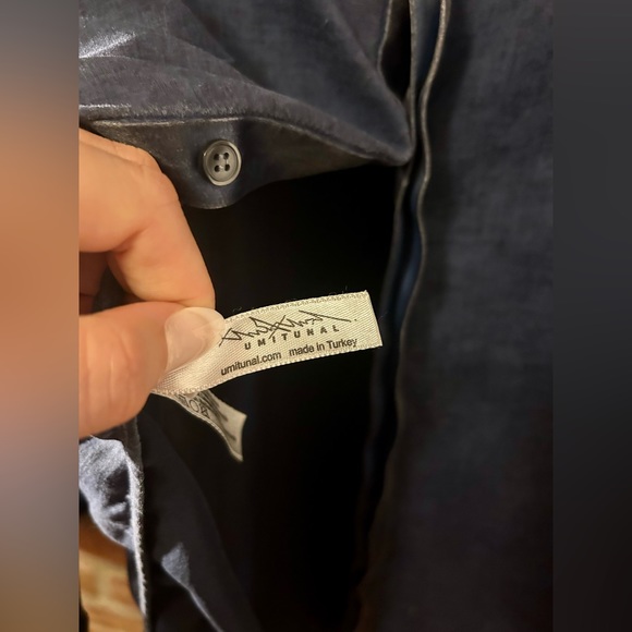 UMIT UNAL blue silk shirt 💙 - Picture 5 of 8